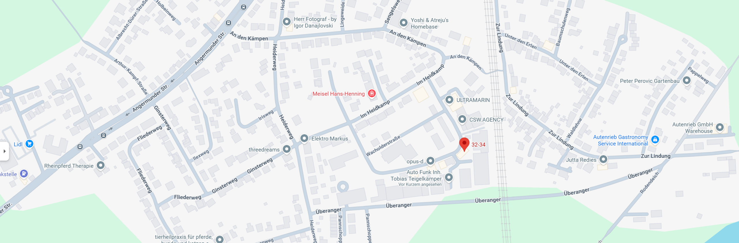 Pflegedienst Elmaz Karte Wacholderstraße 32-34